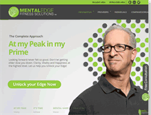 Tablet Screenshot of mentaledge-fitness.com